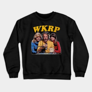 wkrp turkey drop Crewneck Sweatshirt